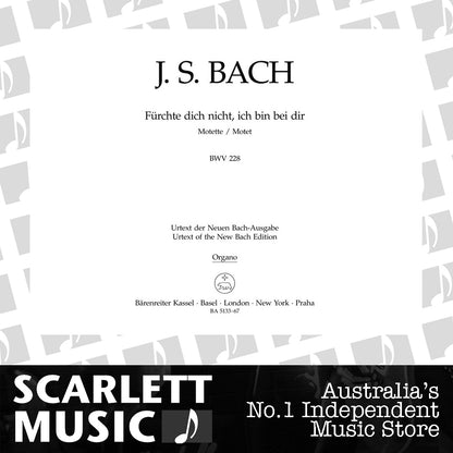 Fürchte Dich Nicht, Ich Bin Bei Dir BWV 228 — view 2