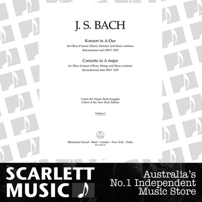 Concerto For Oboe D'Amore (Oboe), Strings And Basso Continuo In A Major — view 2