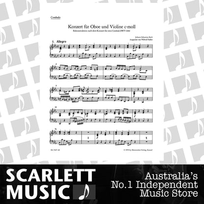 Concerto For Oboe, Violin, Strings And Basso Continuo In C Minor — view 2