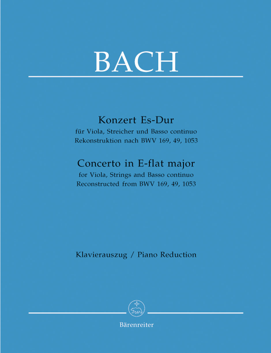 Concerto For Viola, Strings And Bc In E-Flat Major