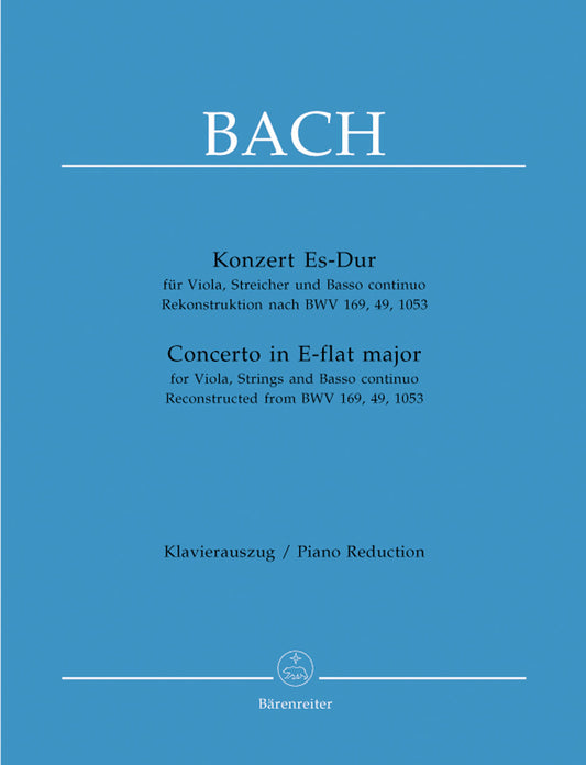 Concerto For Viola, Strings And Bc In E-Flat Major
