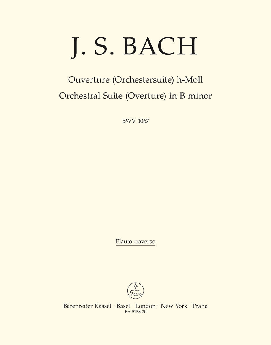 Overture (Orchestral Suite) In B Minor BWV 1067