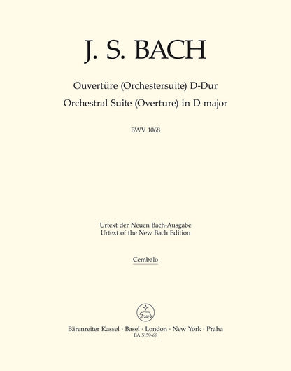 Orchestral Suite (Overture) In D Major BWV 1068
