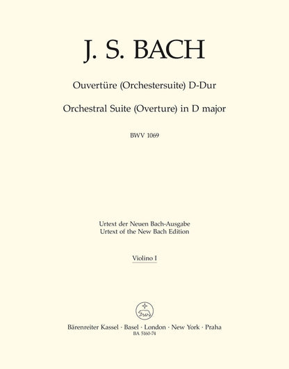 Overture (Orchestral Suite) In D Major BWV 1069