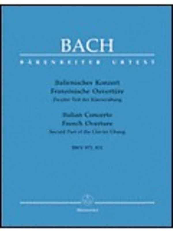 Italian Concerto And French Overture Urtext