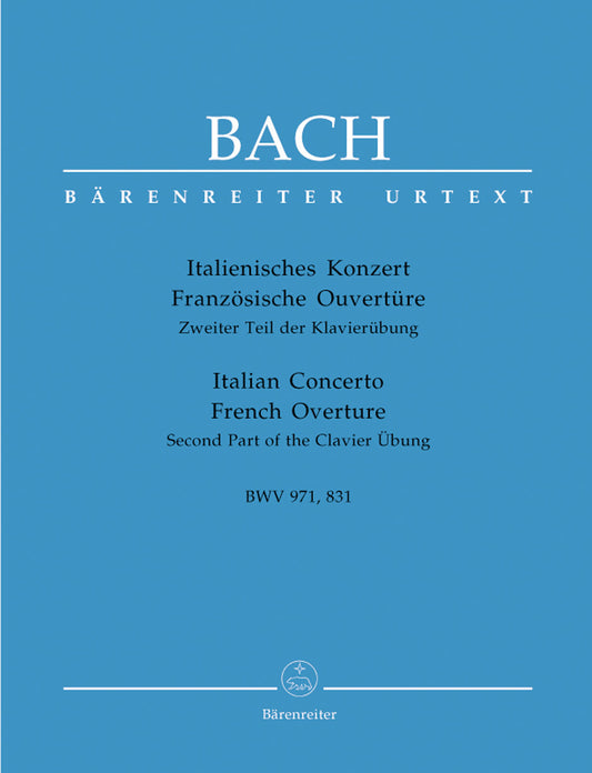Italian Concerto / French Overture BWV 971, BWV 831