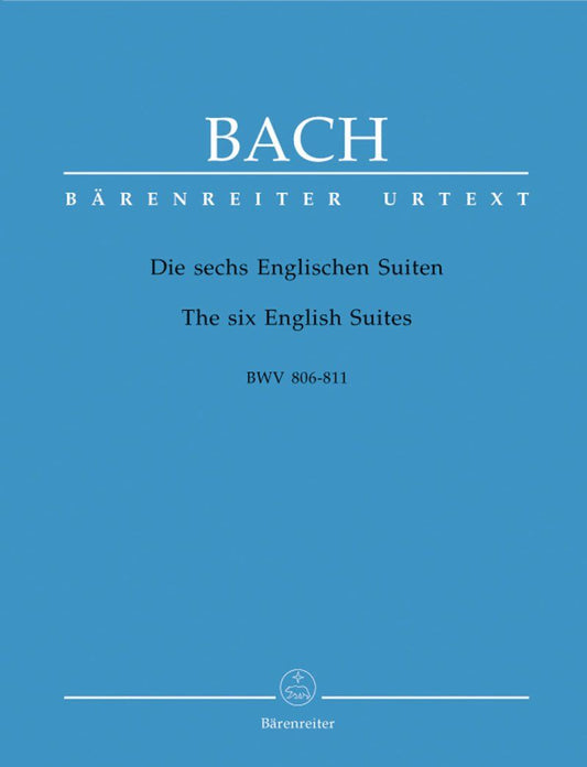 Bach - Six English Suites BWV 806-811 Urtext Edition for Piano