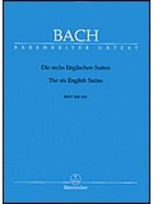 Bach Six English Suites BWV 806-811 Piano Sheet Music - Urtext Edition