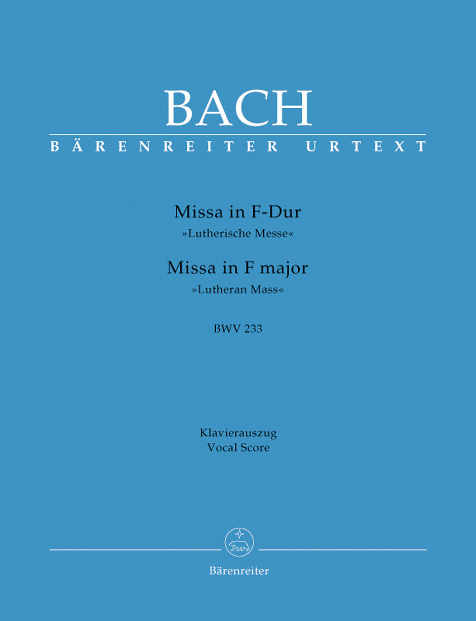 Mass In F Major BWV 233 "Lutheran Mass 1"