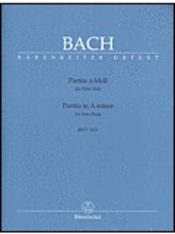 Sonata A Min Bwv 1013 Flute Solo Urtext (Softcover Book) Urtext Edition Book