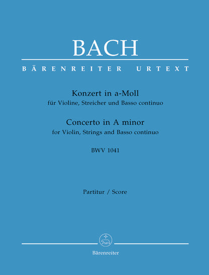 Violin Concerto in A BWV 1041 Sheet Music