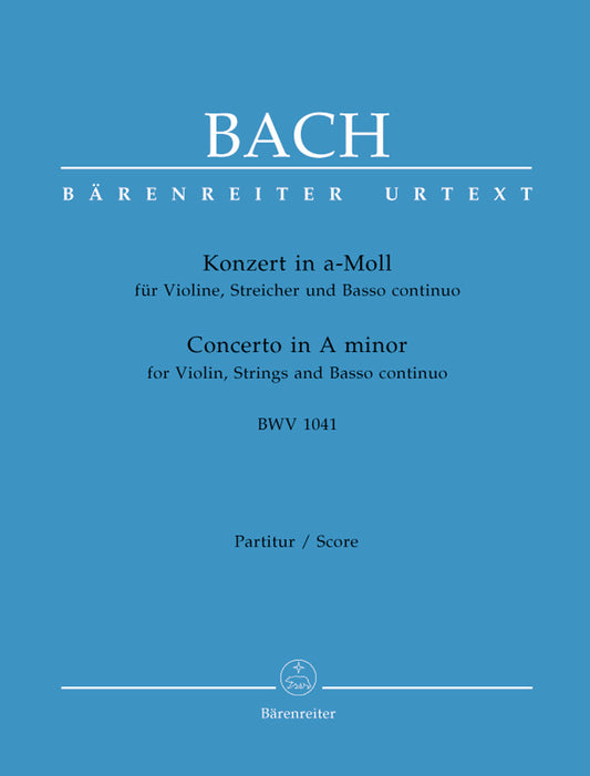 Violin Concerto in A BWV 1041 Sheet Music