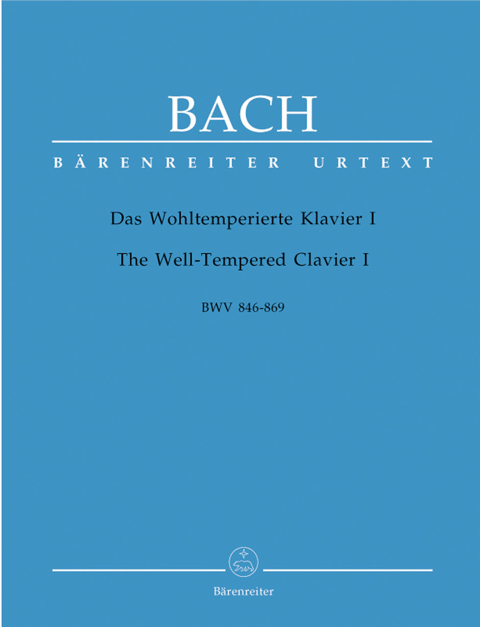 Bach Well Tempered Clavier Book 1 BWV 846-869 Piano Sheet Music