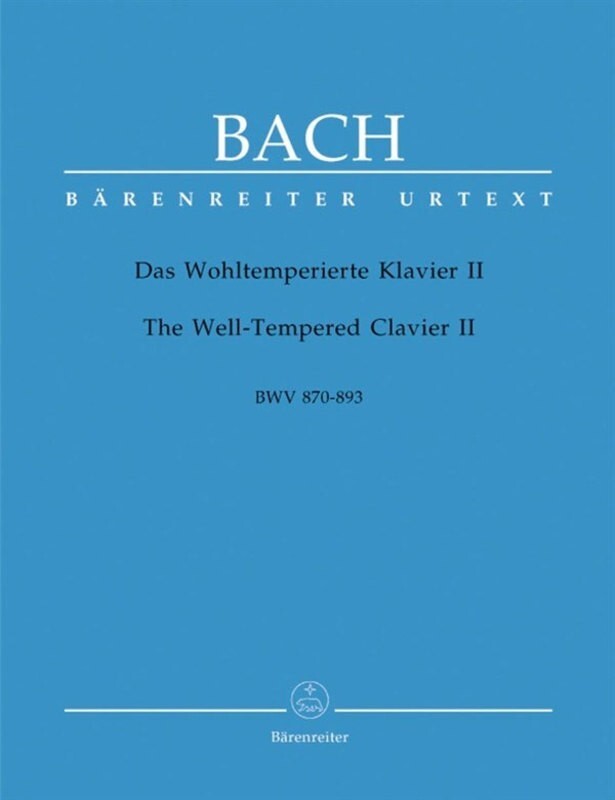 Preludes And Fugues Book 2 Urtext Bwv 870-893 Book