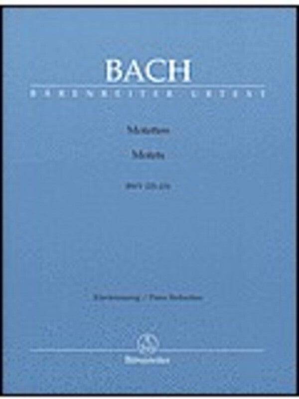 Motets 6 Bwv 225-230 Urtext