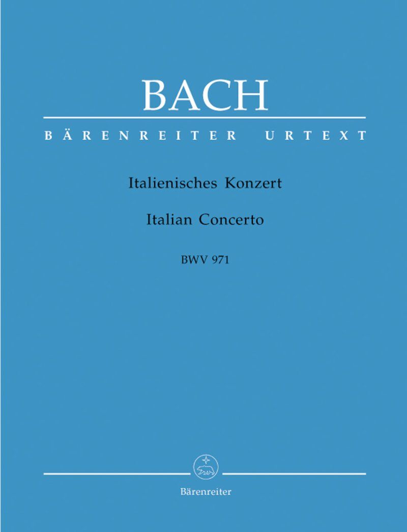 Bach - Italian Concerto BWV 971 Urtext Edition for Piano