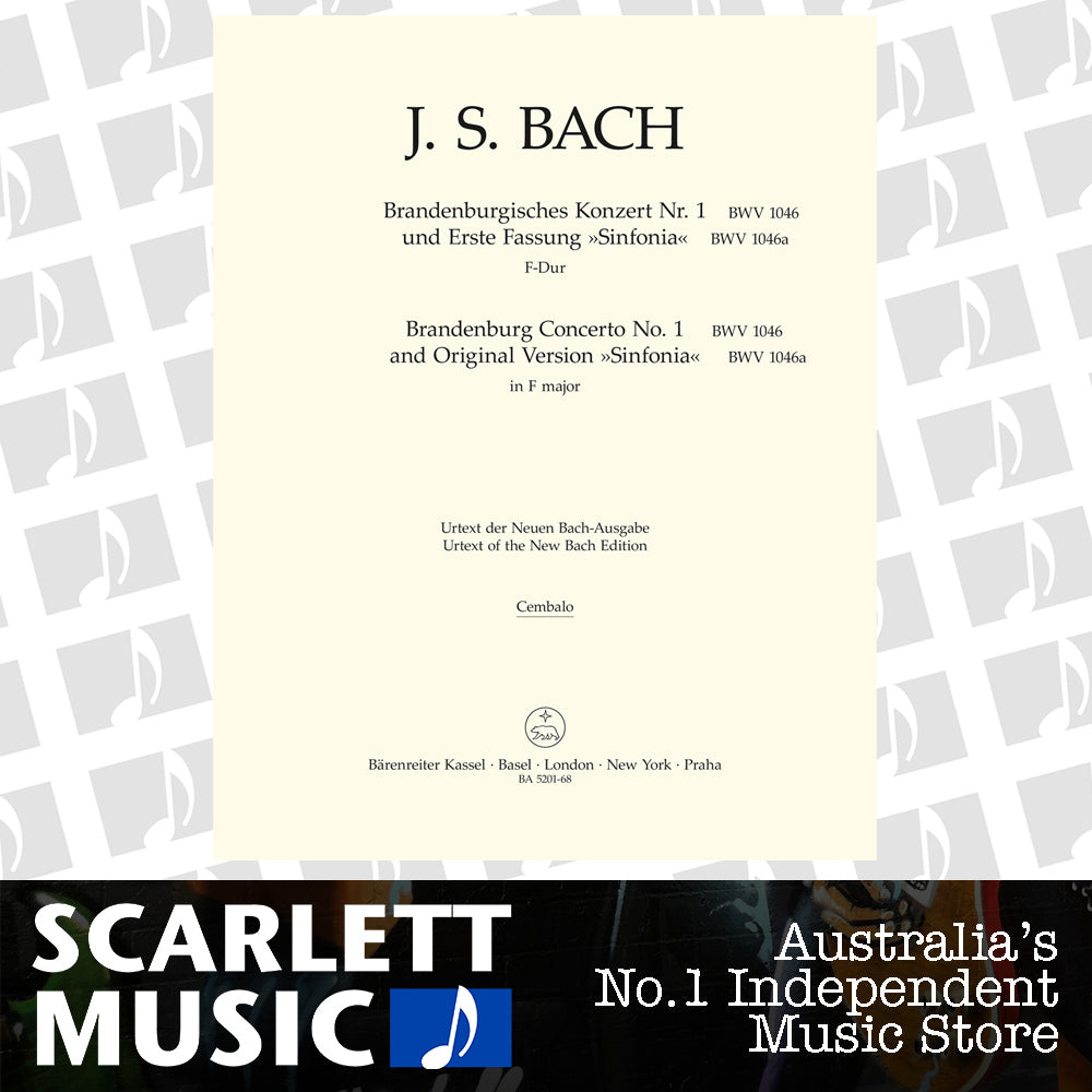 Brandenburg Concerto No 1 New Edition Cembalo Full Orchestra Sheet Music — view 2