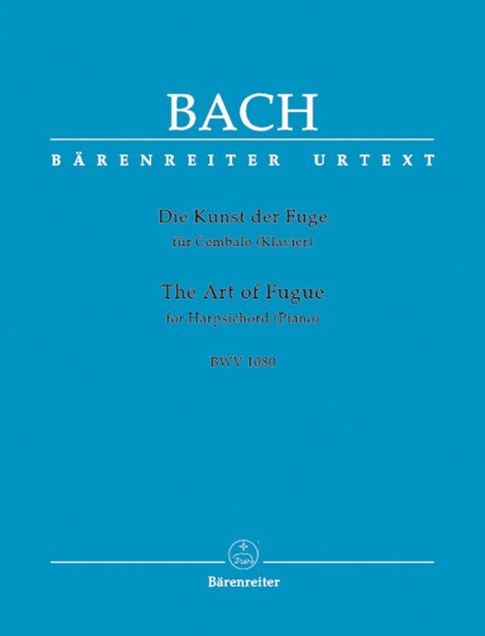 Art Of The Fugue Bwv 1080 Urtext Urtext Edition Book