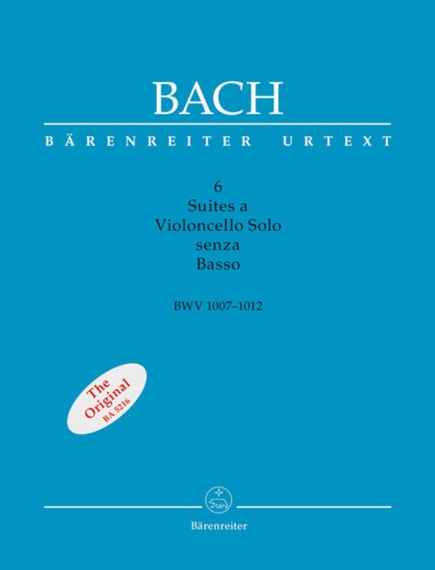 Suites 6 Bwv 1007 To 1012 Critical Edition Urtex