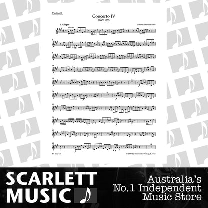 Concerto For Harpsichord And Strings No. 4 In A Major BWV 1055 — view 2
