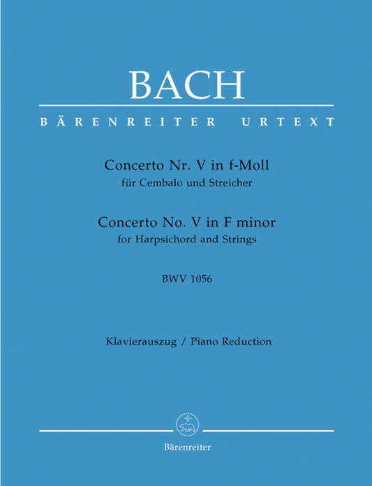 Concerto For Harpsichord And Strings No. 5 In F Minor BWV 1056