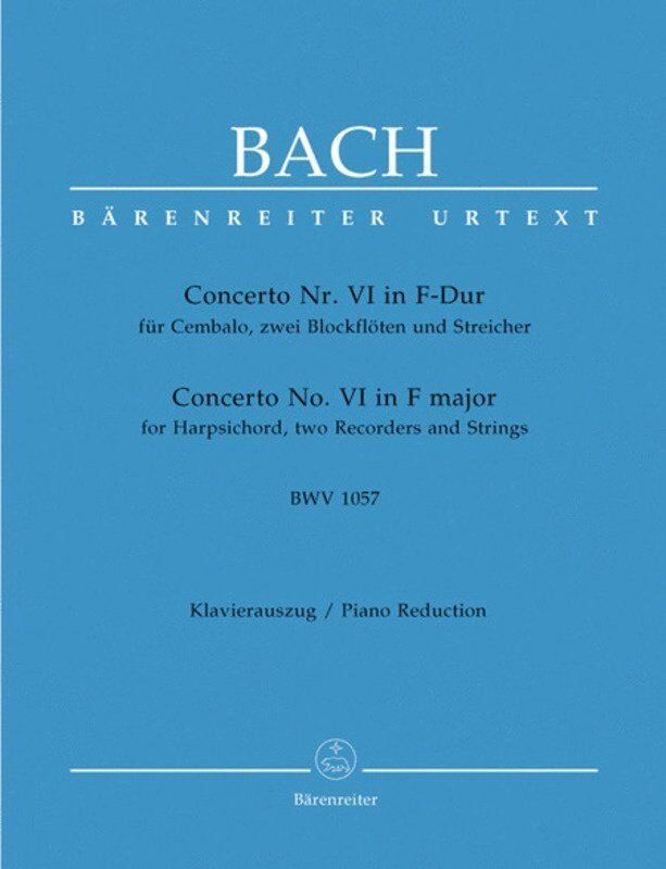 Concerto BWV 1057 F 2P 4H