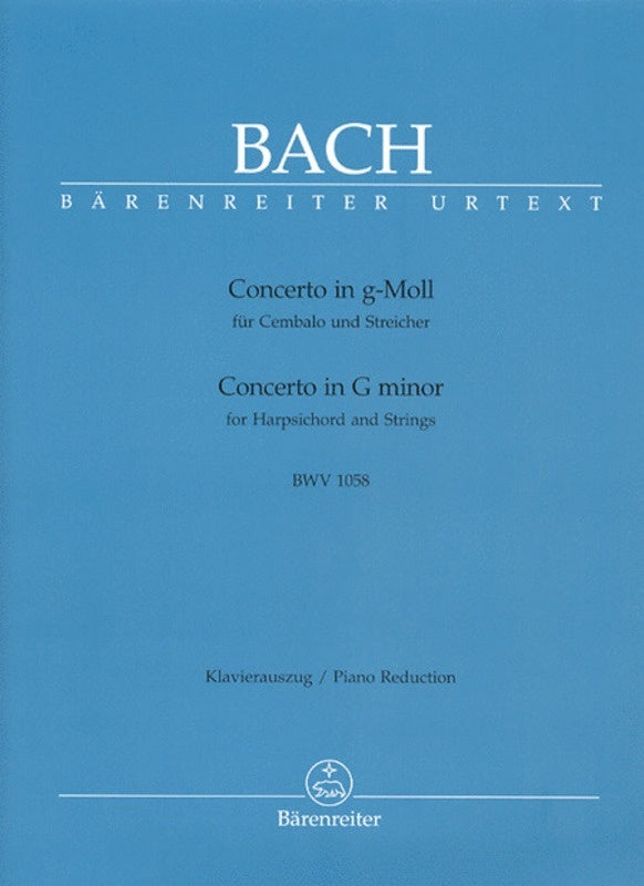 Concerto Bwv 1058 G Min 2P 4H