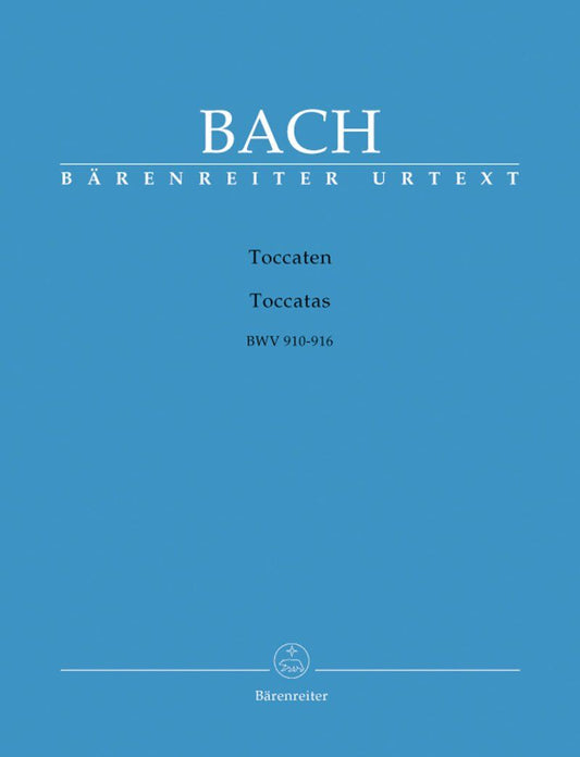 Bach Toccatas BWV 910-916 Piano Urtext Edition Edited by Peter Wollny