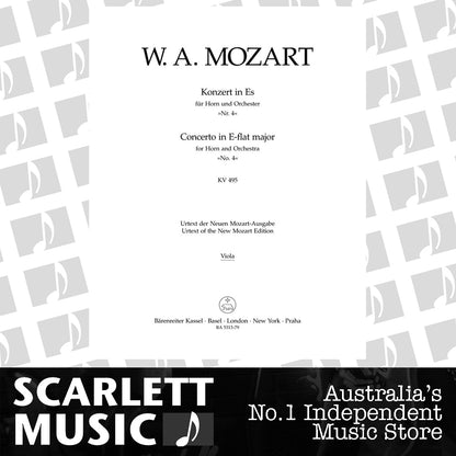 Concerto For Horn And Orchestra No. 4 In E-Flat Major K. 495 — view 2