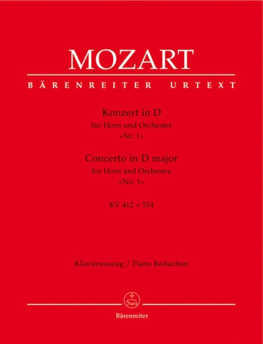 Concerto K 412 K 514 D Horn / Piano Book