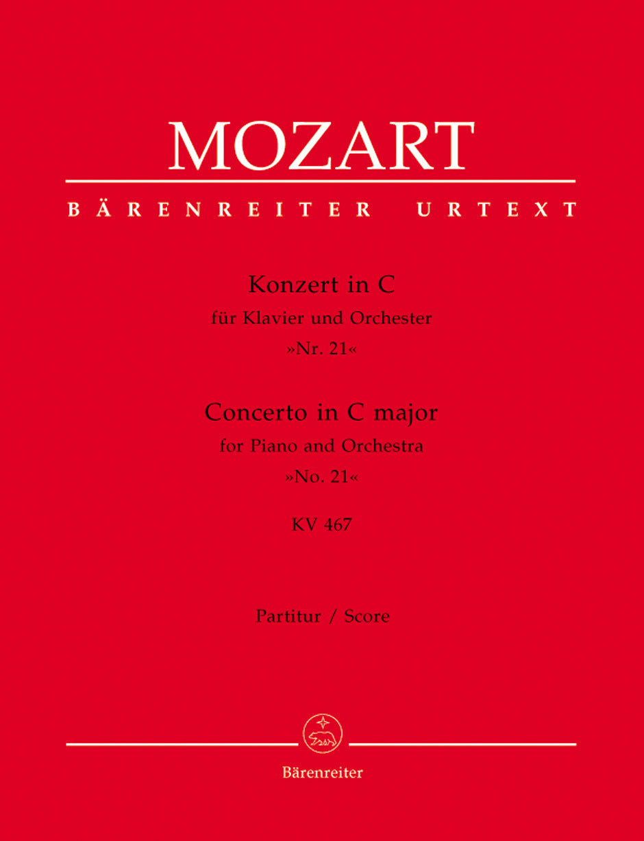 Concerto For Piano And Orchestra No. 21 In C Major K. 467