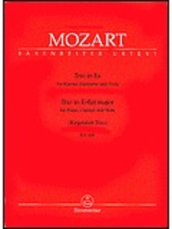 Trio E Flat K498 Piano Cla(Violin) Viola Score/Parts Urtext Book