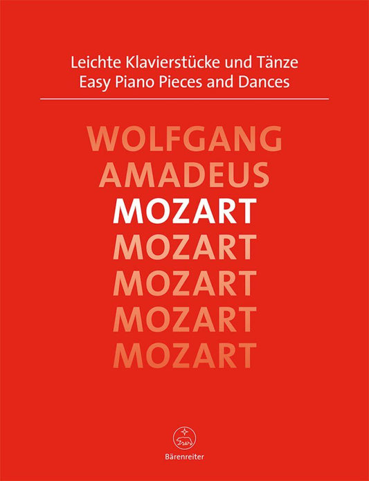 Mozart Easy Piano Pieces and Dances Urtext - 32 Pages, Barenreiter