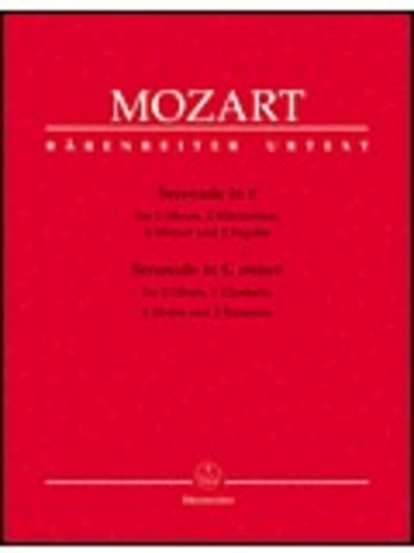 Serenade K 388 C Min 2Ob 2Clarinet 2French Horn 2Bassoon Book