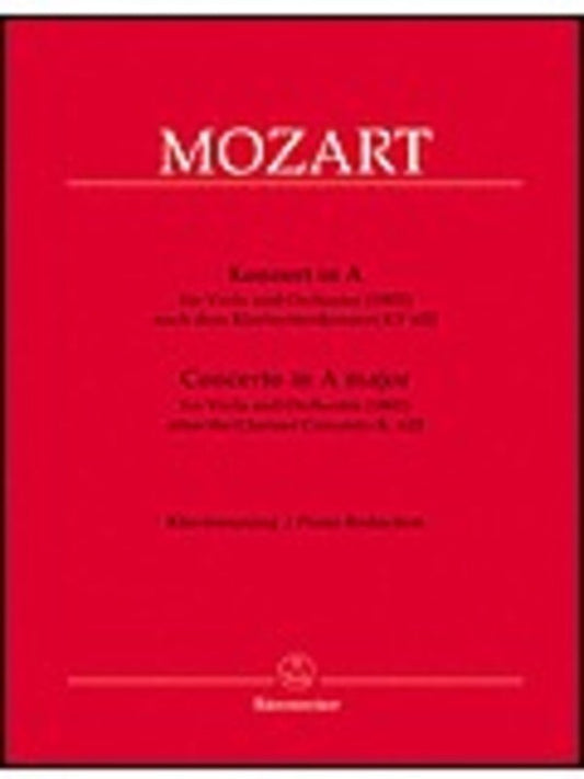 Concerto K 622 A Orig For clarinet Vla/Piano Book