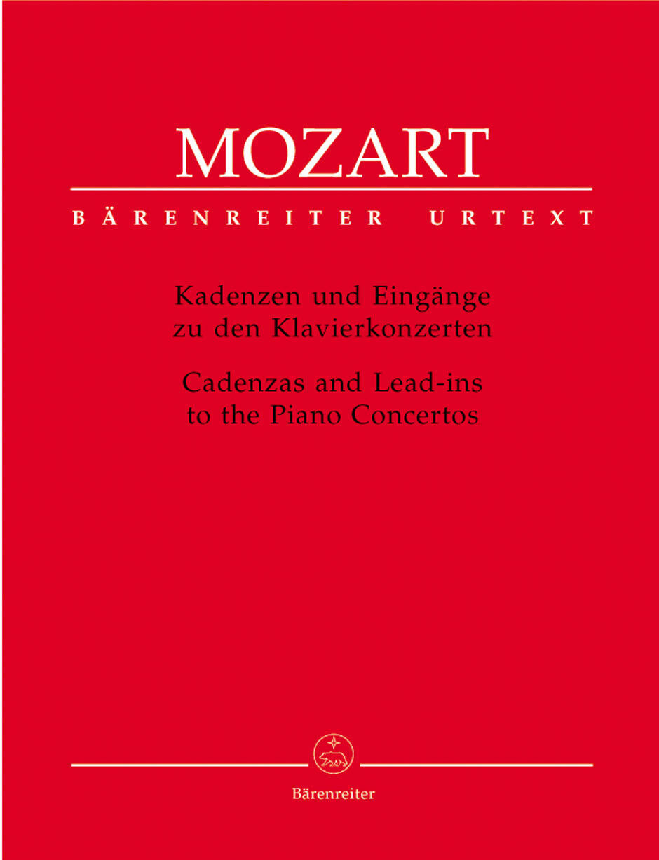 Cadenzas to Mozart's Piano Concertos - Piano Sheet Music