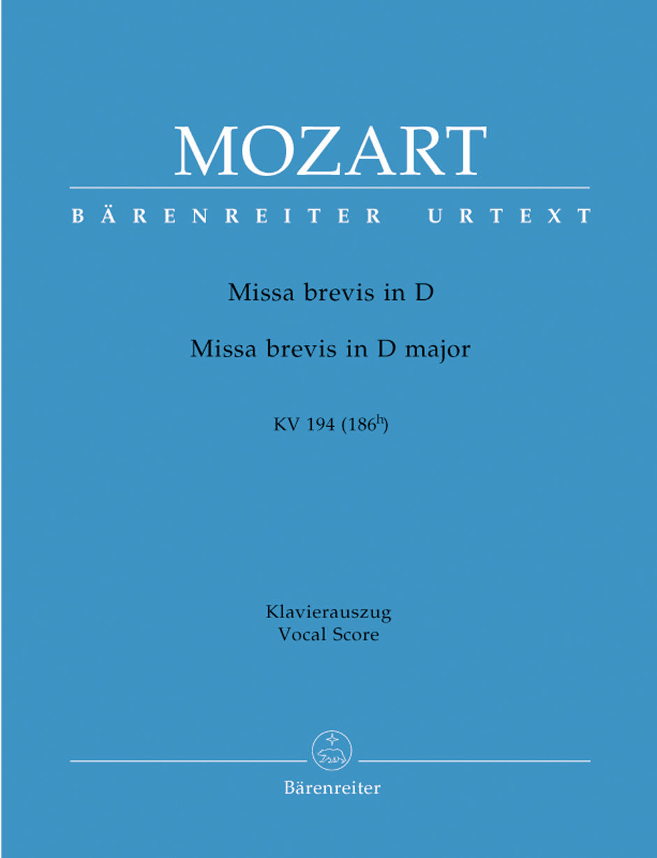 Missa Brevis In D Major K. 194 (186H)