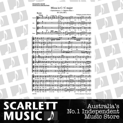 Missa In C Major K. 220 (196B) "Sparrow Mass" — view 2