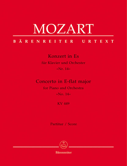 Concerto For Piano And Orchestra No. 14 In E-Flat Major K. 449