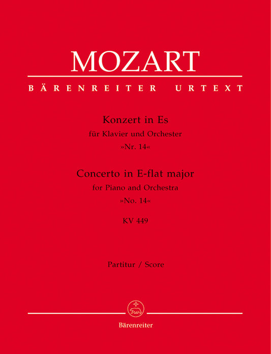 Concerto For Piano And Orchestra No. 14 In E-Flat Major K. 449