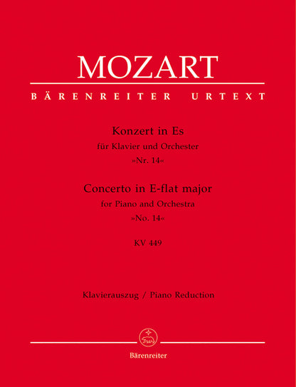 Concerto For Piano And Orchestra No. 14 In E-Flat Major K. 449