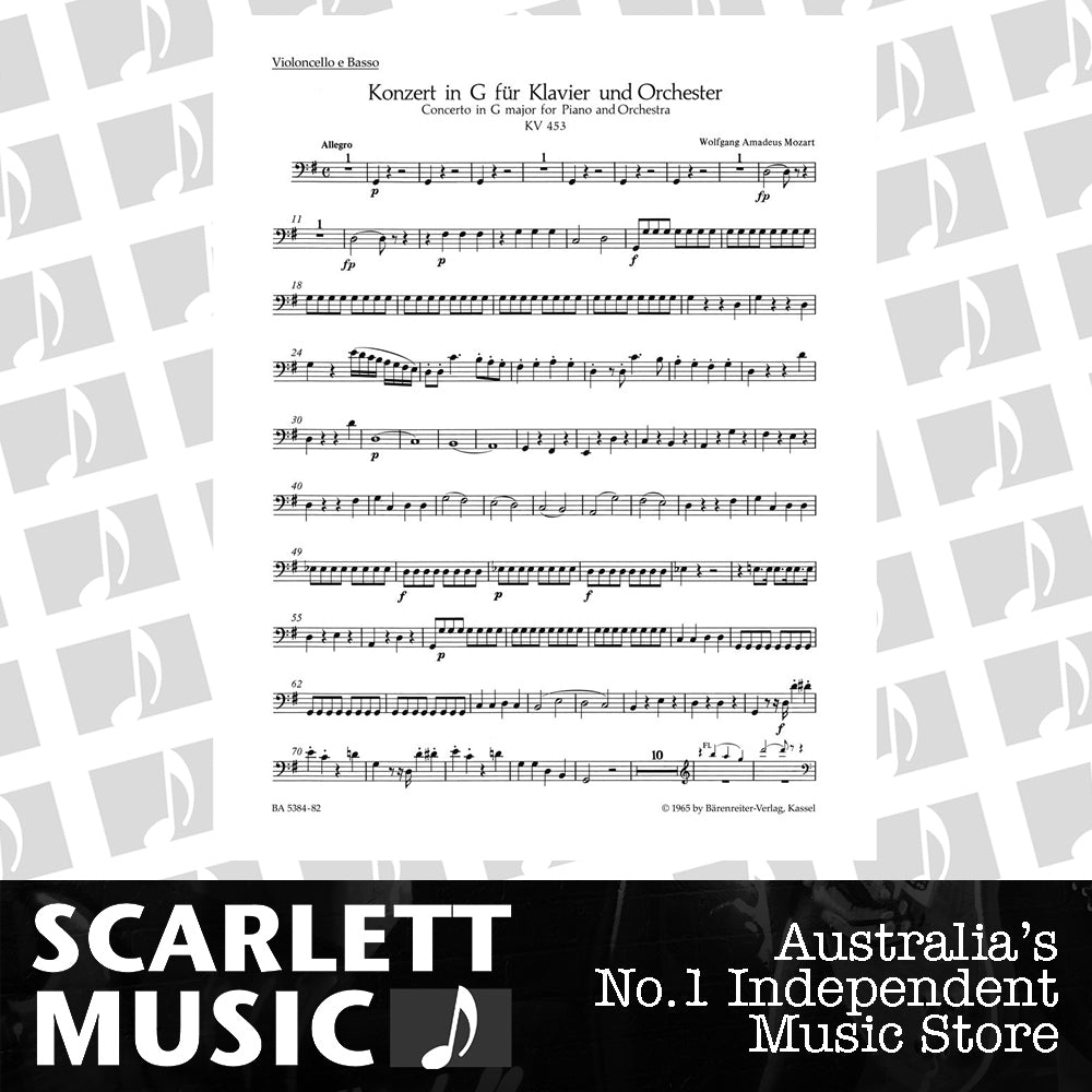 Concerto For Piano And Orchestra No. 17 In G Major K. 453 — view 2