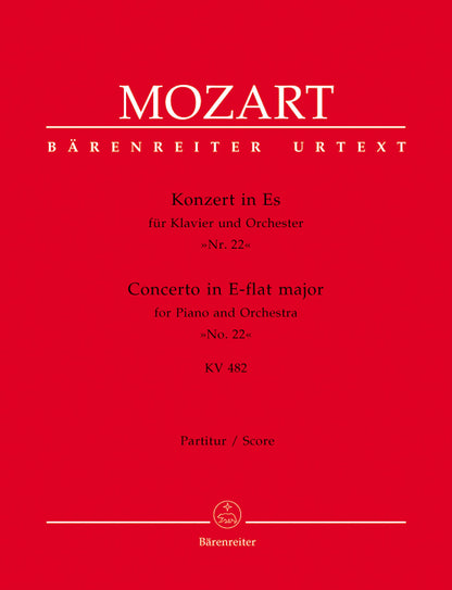Concerto For Piano And Orchestra No. 22 In E-Flat Major K. 482
