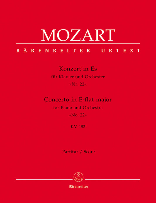 Concerto For Piano And Orchestra No. 22 In E-Flat Major K. 482