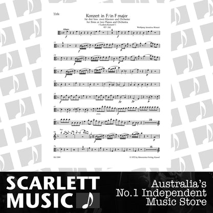 Concerto For Three Or Two Pianos And Orchestra No. 7 In F Major K. 242 "Lodron Concerto" — view 2