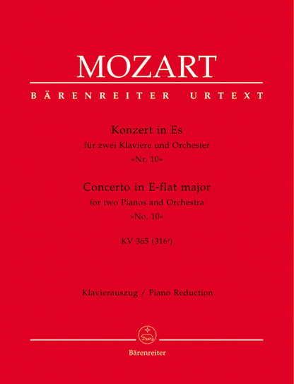 Concerto For Two Pianos And Orchestra No. 10 In E-Flat Major K. 365 (316A)