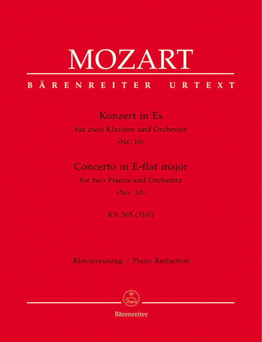 Concerto For Two Pianos And Orchestra No. 10 In E-Flat Major K. 365 (316A)