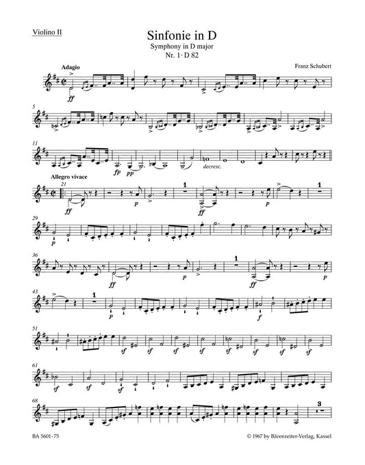 Symphony No 1 Viola Sheet Music