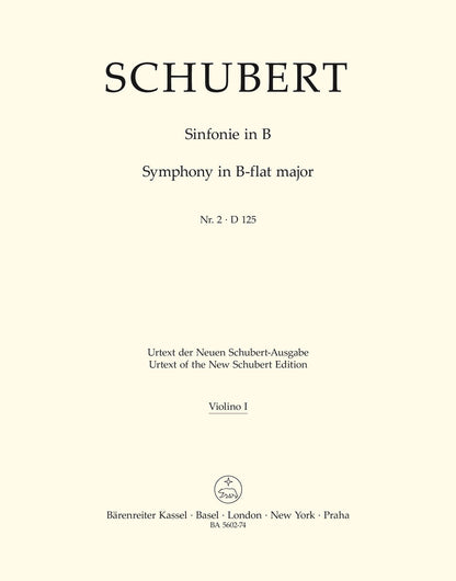 Symphony No 2 B Flat Violin 2 Sheet Music