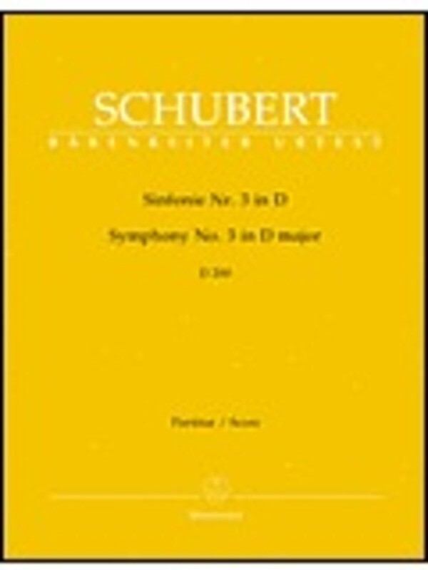 Symphony No 3 D D200 Score